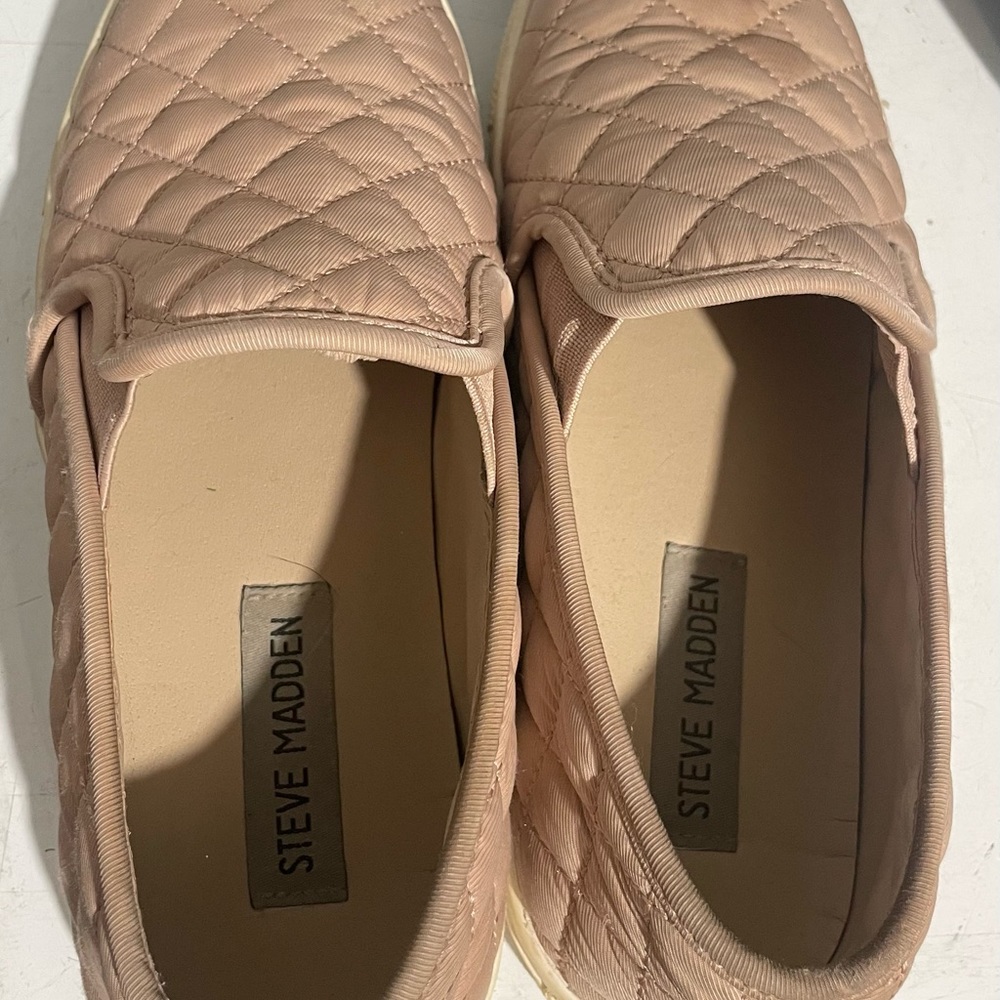 Steve Madden ECNTRCQT Blush Pink Slip On Sneakers